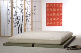 Tatami con futon